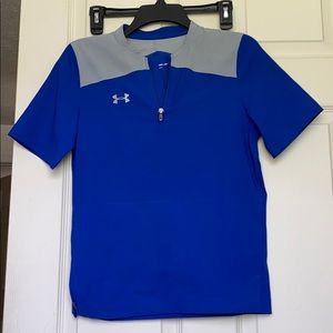 Boys under armour zip top